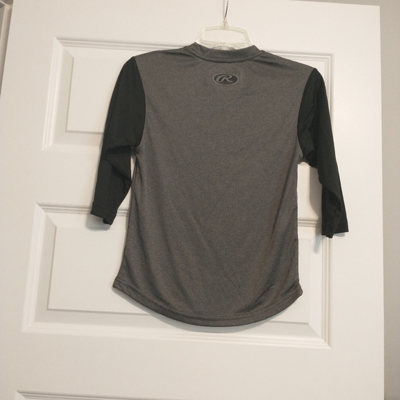 🟢3/$11 Youth Small Rawlings Baseball 3/4 length long sleeve - Picture 4 of 4